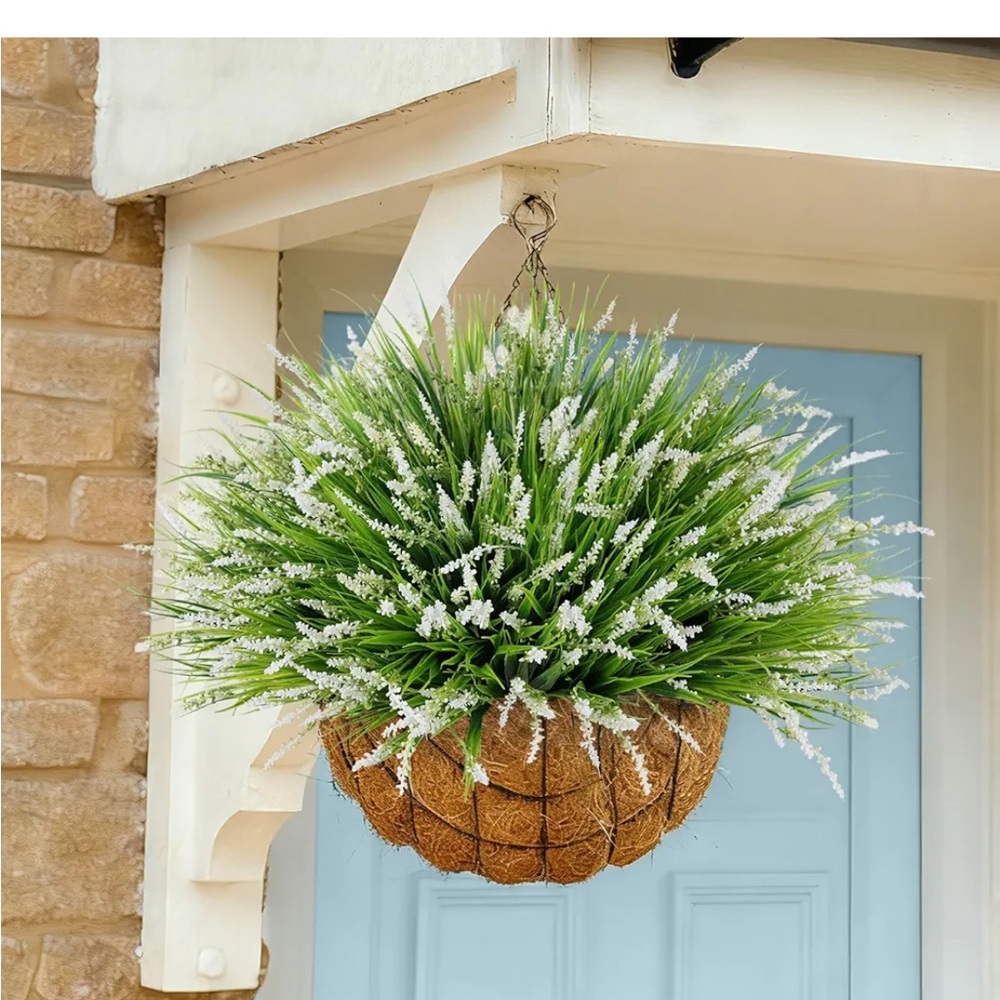 Ivydale 20pcs set Artificial White Lavender Spray in Green Foliage - Picture 8 of 12